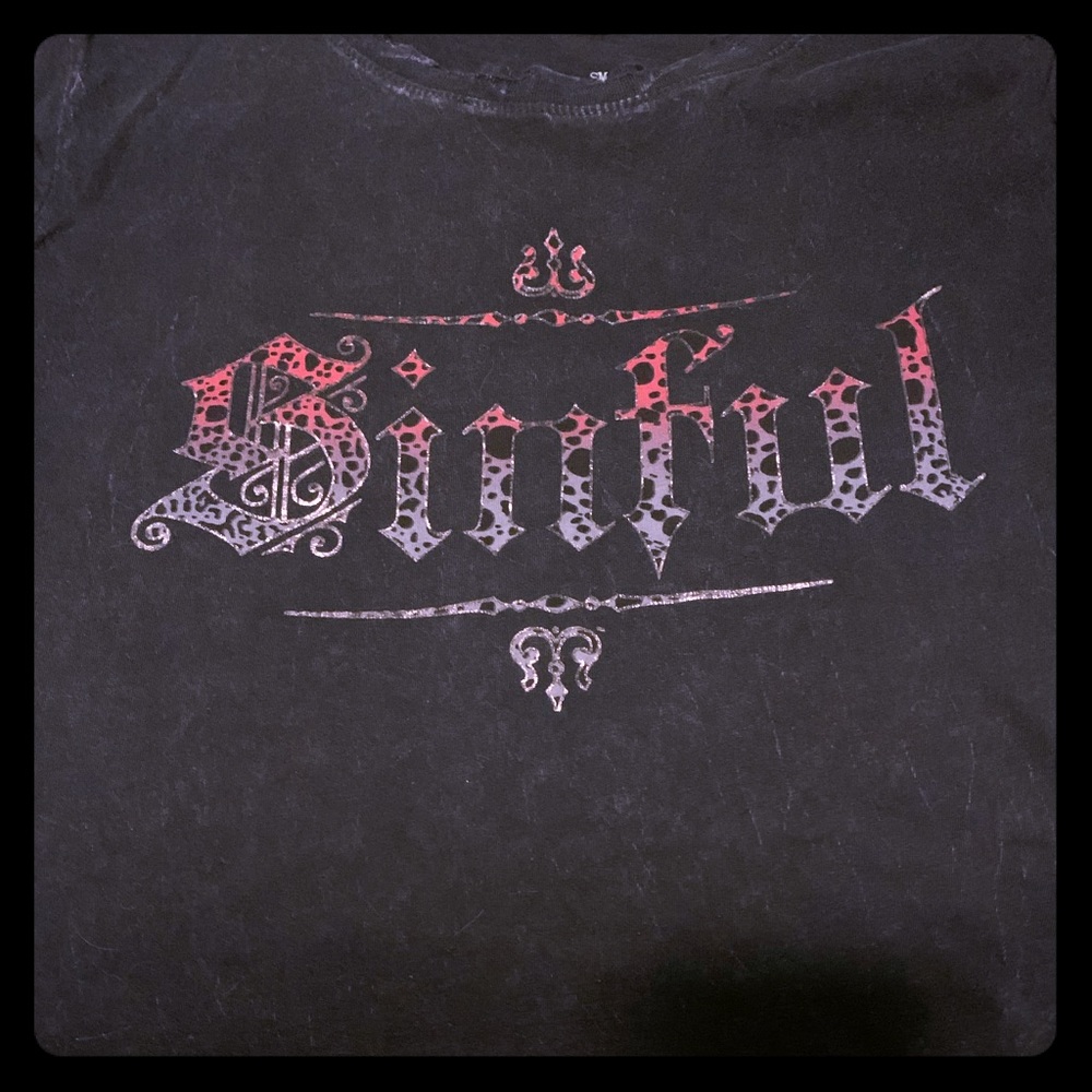 Sinful Affliction Shirt Small